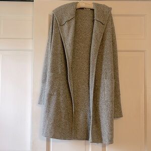 Michele B hooded sweater jacket